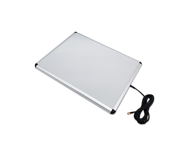 Silver Color Flat 13.56MHz RFID Settlement Desk Reader Antenna High Read Rate 445*365*17mm Size