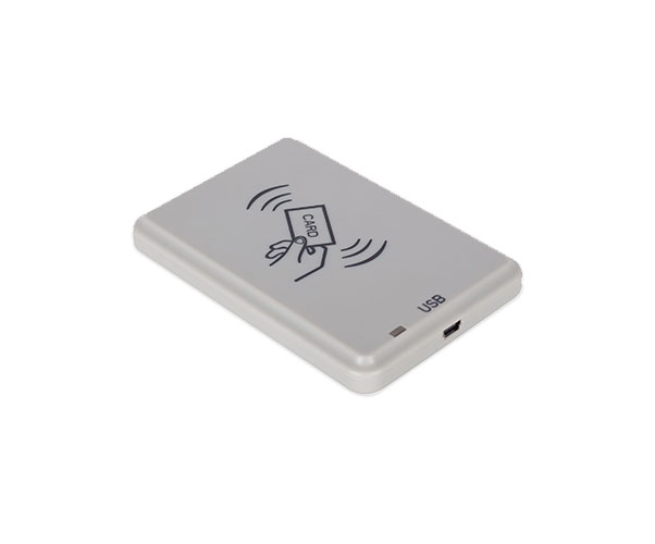 Handy Compact Mifare RFID Reader , Smart Chip Card Reader Writer USB Support Power