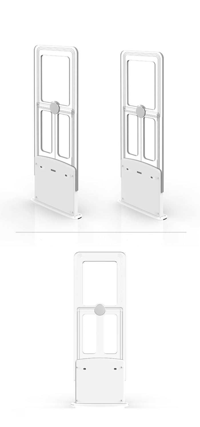 For library anti-theft High Frequency RFID Reader RFID Gate Entry Systems , RFID Gate Access Control